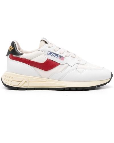 Autry Reelwind Leather Trainers - White
