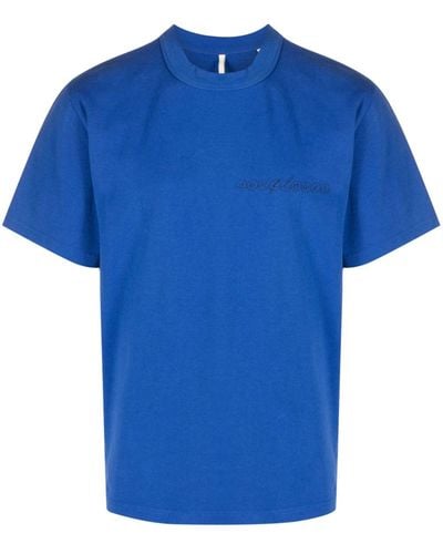 sunflower Master Logo Organic Cotton T-shirt - Blue