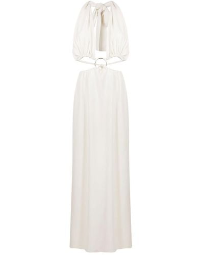 Olympiah Cut-out Maxi Dress - White