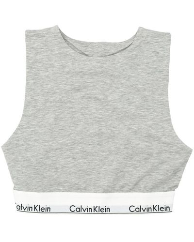Calvin Klein ロゴ ブラレット - グレー
