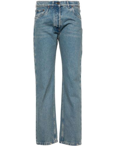 Prada Mid-rise Straight-leg Jeans - Blue
