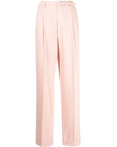 Ralph Lauren Collection Tailored Wool Trousers - Pink