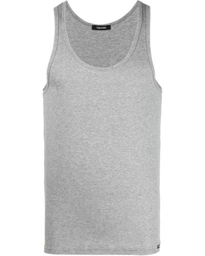 Tom Ford Top sin mangas - Gris