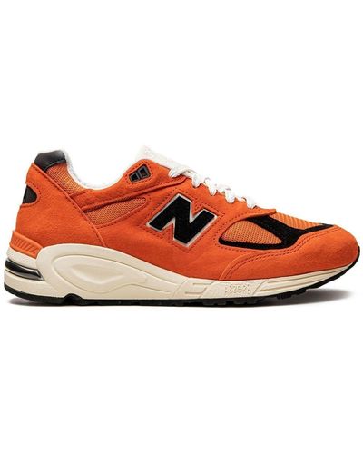 New Balance Made In Usa 990v2 "miusa Marigold" Sneakers - Orange