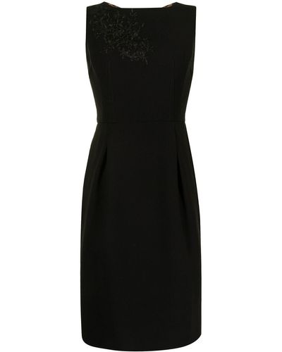 Dolce & Gabbana フローラル ドレス - ブラック