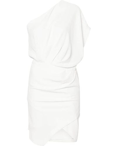 IRO Camelia Asymmetric Mini Dress - White
