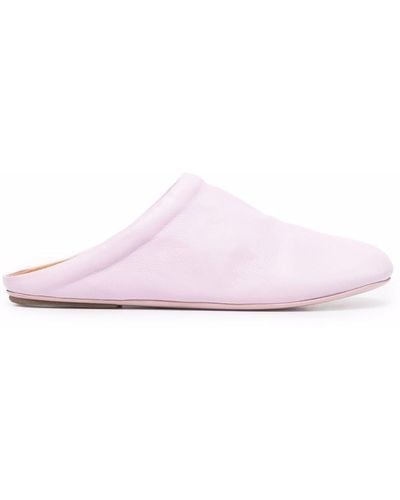 Marsèll Slip-on Leather Mules - Pink