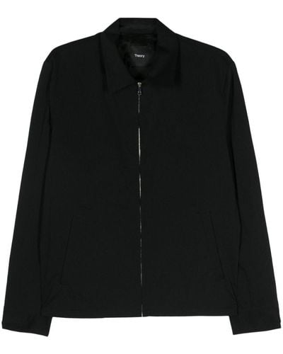 Theory Hazelton Lightweight Shirt Jacket - Black