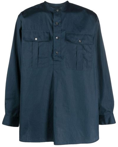 Aspesi Katoenen Overhemd - Blauw