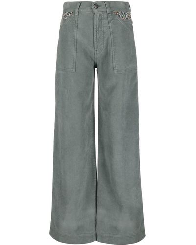 Missoni Wide-leg Pants - Gray