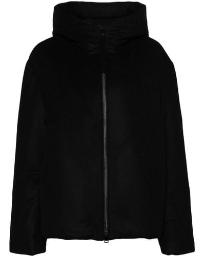 Liska Hooded Puffer Jacket - Black
