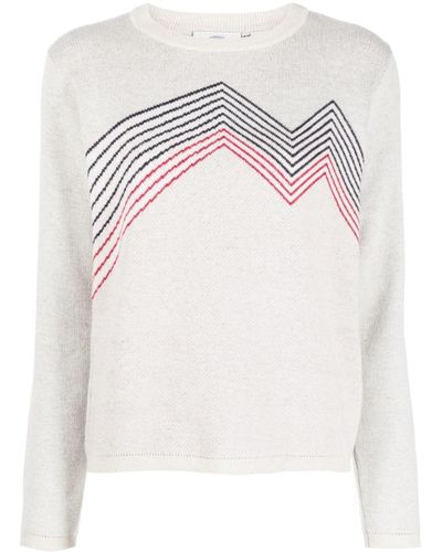Rossignol Mountain Intarsia-knit Sweater - White
