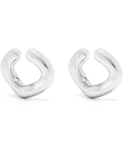 Charlotte Chesnais Wave Cuff Earring - White