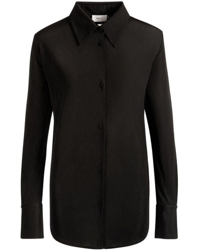 Bally Jersey Overhemd - Zwart