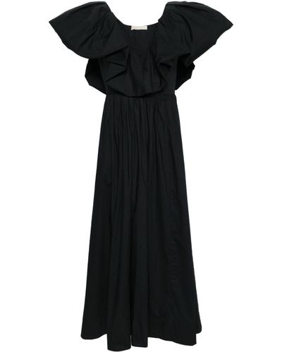 Ulla Johnson Francesca Ruffled Maxi Dress - Black