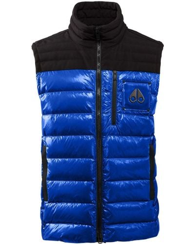 Moose Knuckles Gilet imbottito Dugald - Blu