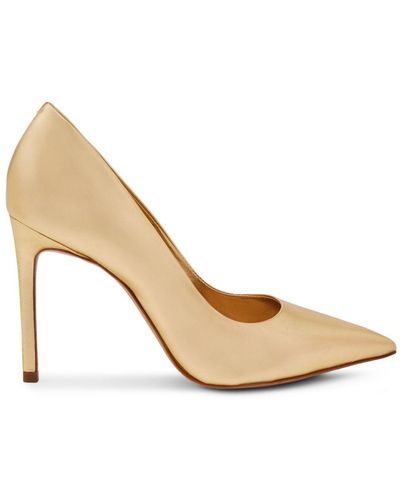 SCHUTZ SHOES Escarpins Love 100 mm en cuir - Neutre