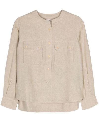 Isabel Marant Tecoyo Silk Shirt - ナチュラル