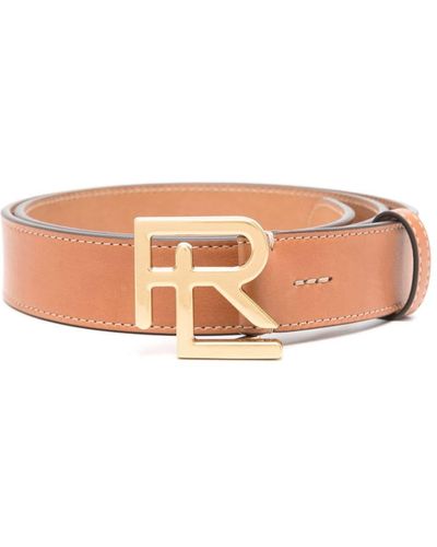 Polo Ralph Lauren Logo-buckle Leather Belt - Pink