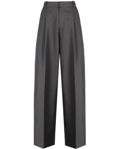 JNBY Wide-leg Tailored Trousers - Grey