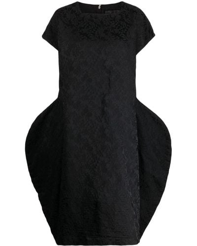 Comme des Garçons Graphic-print Asymmetric-design Dress - Black