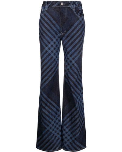 Vivienne Westwood Jeans svasati con stampa grafica - Blu