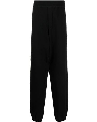 Craig Green Lace-up Organic Cotton Track Trousers - Black