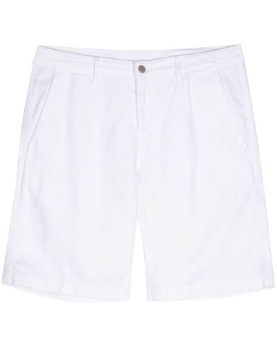 Massimo Alba Vela Shorts mit Faltendetail - Weiß
