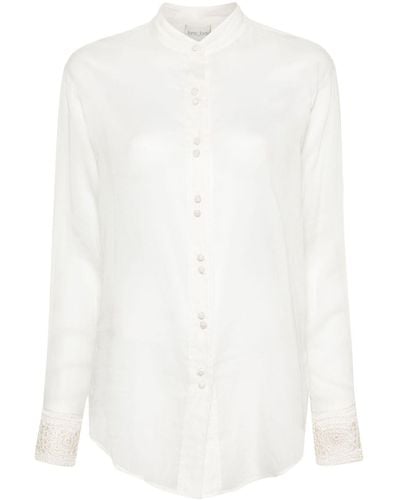 Forte Forte Forte_forte Cotton And Silk Blend Shirt - White