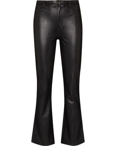 PAIGE Claudine Flared Trousers - Black