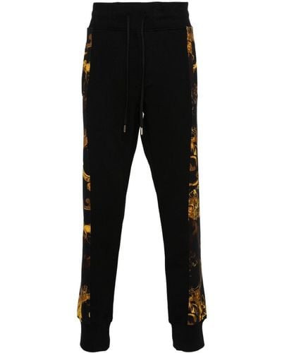 Versace Watercolour Couture Track Pants - Black