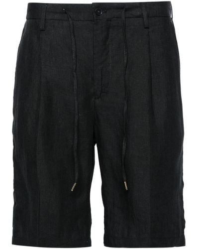 Briglia 1949 Olbias Linen Deck Shorts - Black