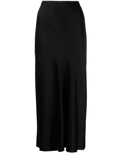 Maison Margiela High-waisted Ankle-length Skirt - Black