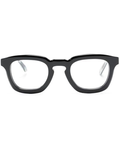 Moncler Ml5195 01a スクエア眼鏡フレーム - ブラック