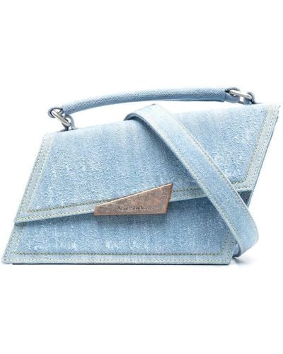 Acne Studios Asymmetrische Handtasche - Blau