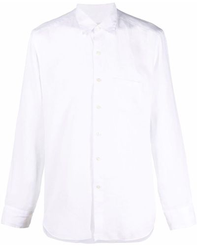 Peninsula Camisa con cuello de pico - Blanco