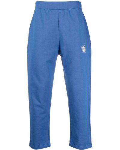 Opening Ceremony Logo-print Cotton Track Trousers - Blue