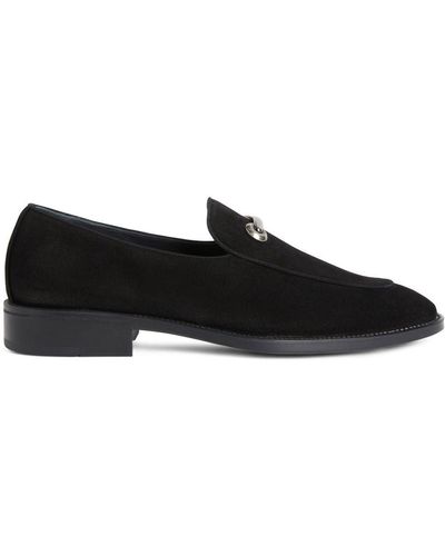 Giuseppe Zanotti Archibald Suède Loafers - Zwart