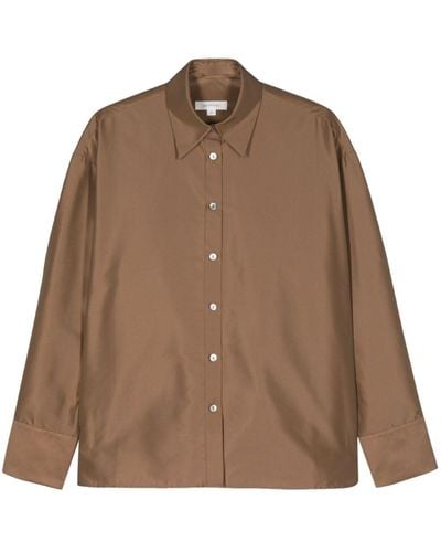 GIA STUDIOS Recycled Buttoned Shirt - Brown