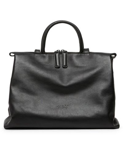 Marsèll Orizzontale leather shooulder bag - Schwarz