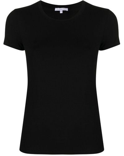Patrizia Pepe ラインストーンロゴ Tシャツ - ブラック