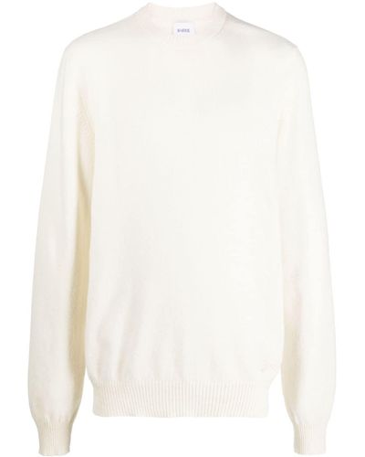 Barrie B Label Fine-knit Cashmere Jumper - White