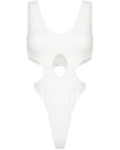 adidas Logo-print Jersey Bodysuit - White