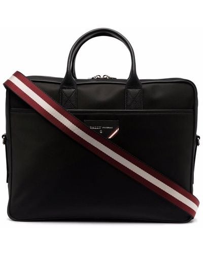 Bally Faldy Briefcase Bag - Black