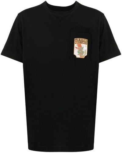 Maharishi Airborne Mike Force Tシャツ - ブラック