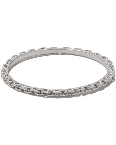 Wouters & Hendrix 18kt White Gold Trace Chain Ring