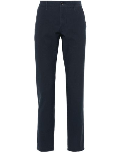 Incotex Pressed-crease Slim-fit Trousers - Blue