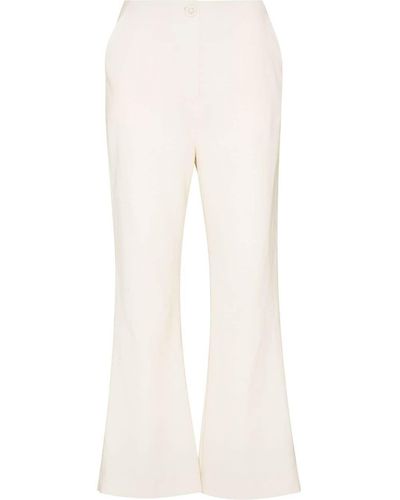 Nanushka Beata Cropped Trousers - White
