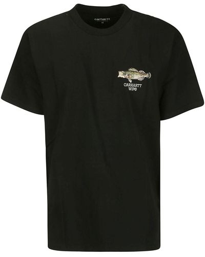 Carhartt T-Shirt mit grafischem Print - Schwarz