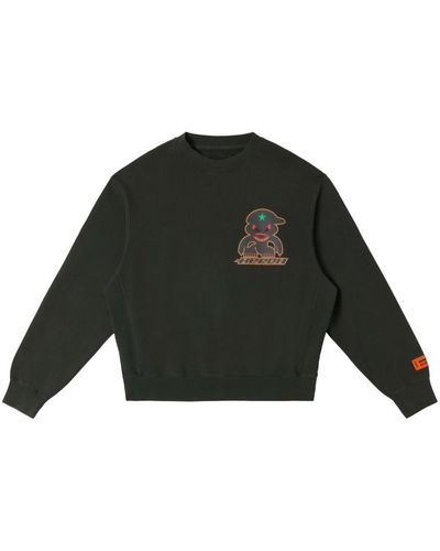 Heron Preston Sweatshirt mit Monster-Print - Schwarz